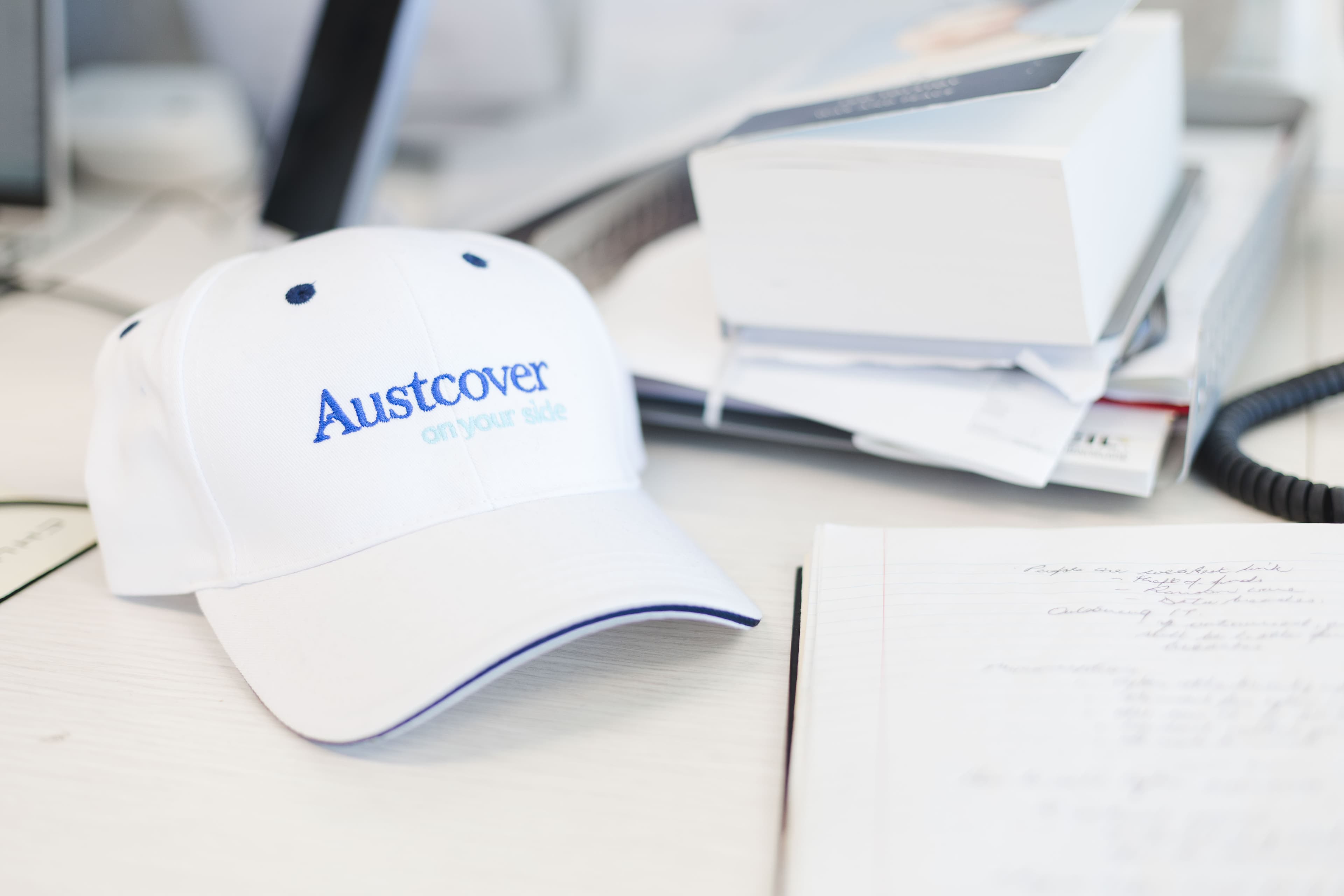 QIB Group Pty Ltd, Austcover basecall hat - team merch